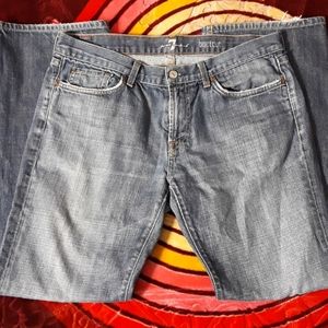 7 for all mankind jeans.  Size 34.